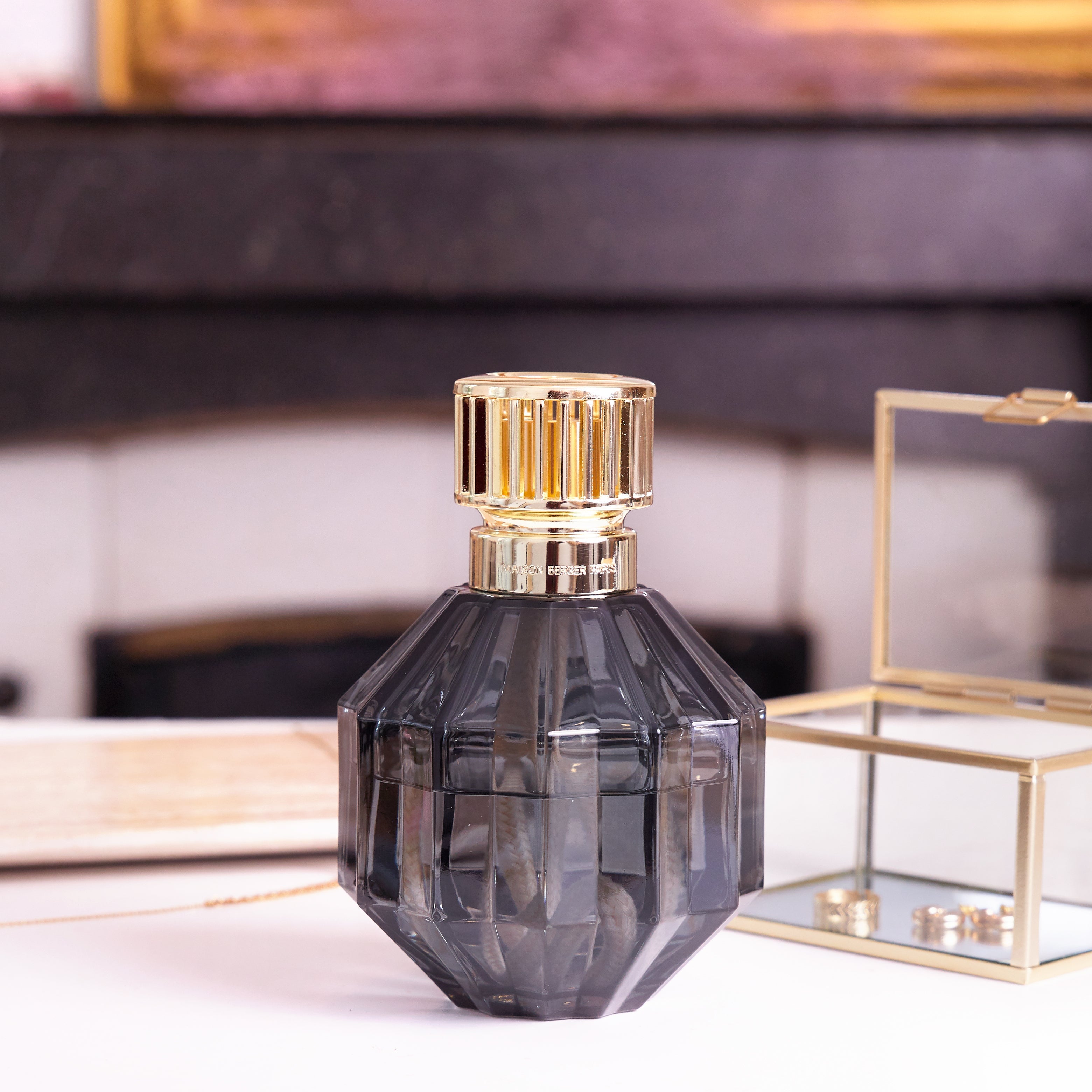 Facette Fragrance Lamp Set | Cotton Caress | Black